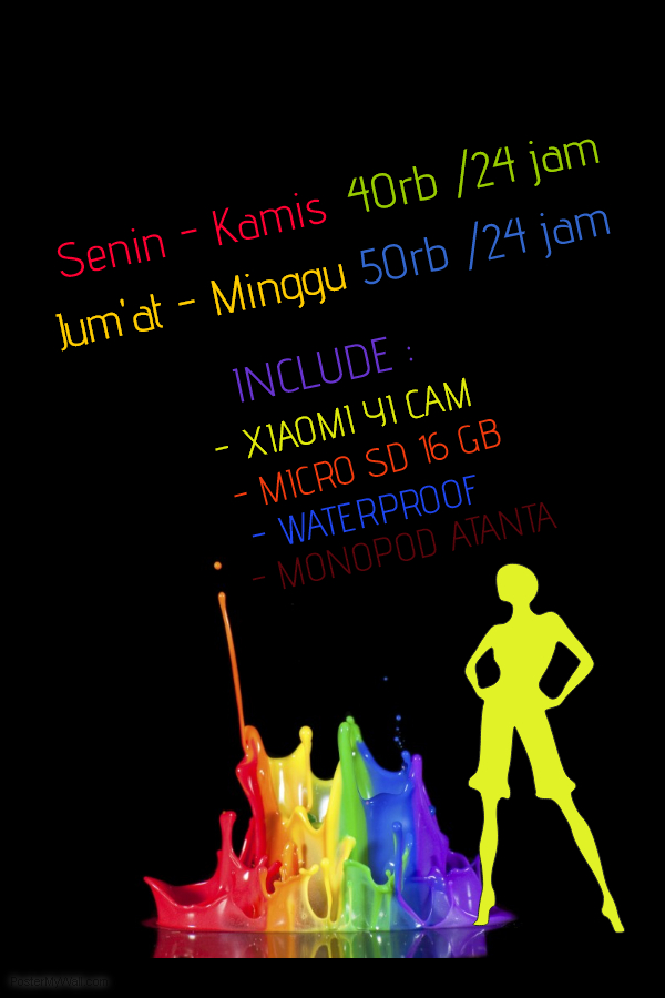 Copy of Rainbow Black Paint Art Water Color Splash Vibe Event Flyer2